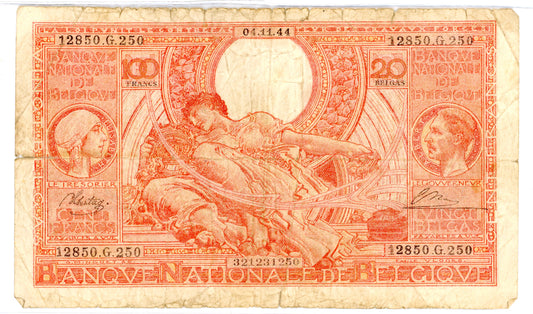 Belgium 1944 100 Francs