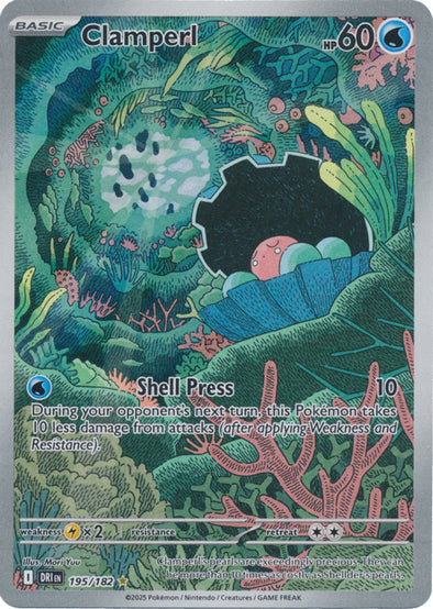 Clamperl - 195/182 - Illustration Rare