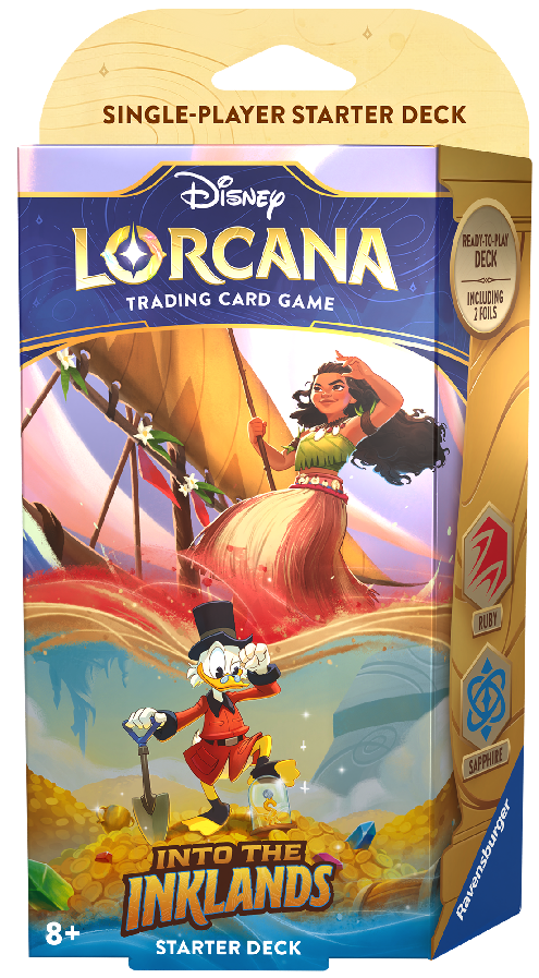 DISNEY LORCANA INTO THE INKLANDS STARTER - RUBY & SAPPHIRE