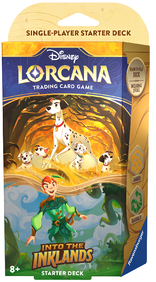 DISNEY LORCANA INTO THE INKLANDS STARTER - AMBER & EMERALD