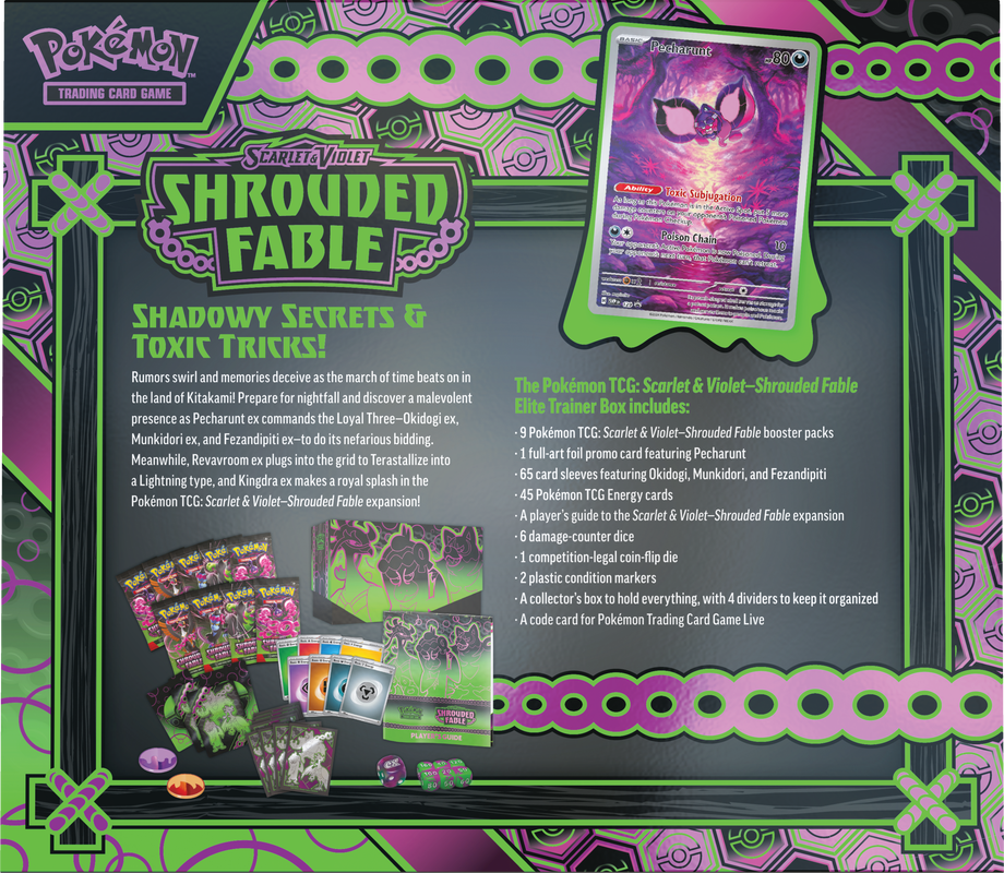 POKEMON SV6.5 SHROUDED FABLE ELITE TRAINER