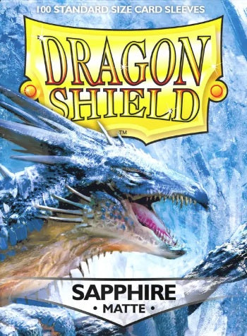 DRAGON SHIELD SLEEVES MATTE SAPPHIRE  Forest City Collectibles