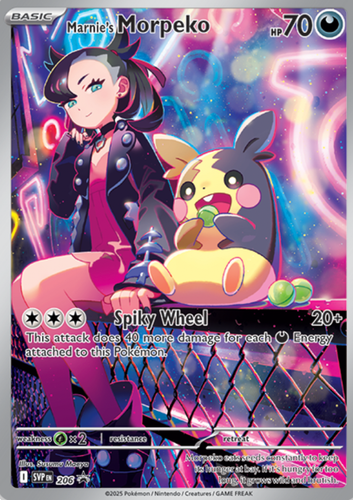 Marnie's Morpeko - SVP206 - Illustration Rare Promo