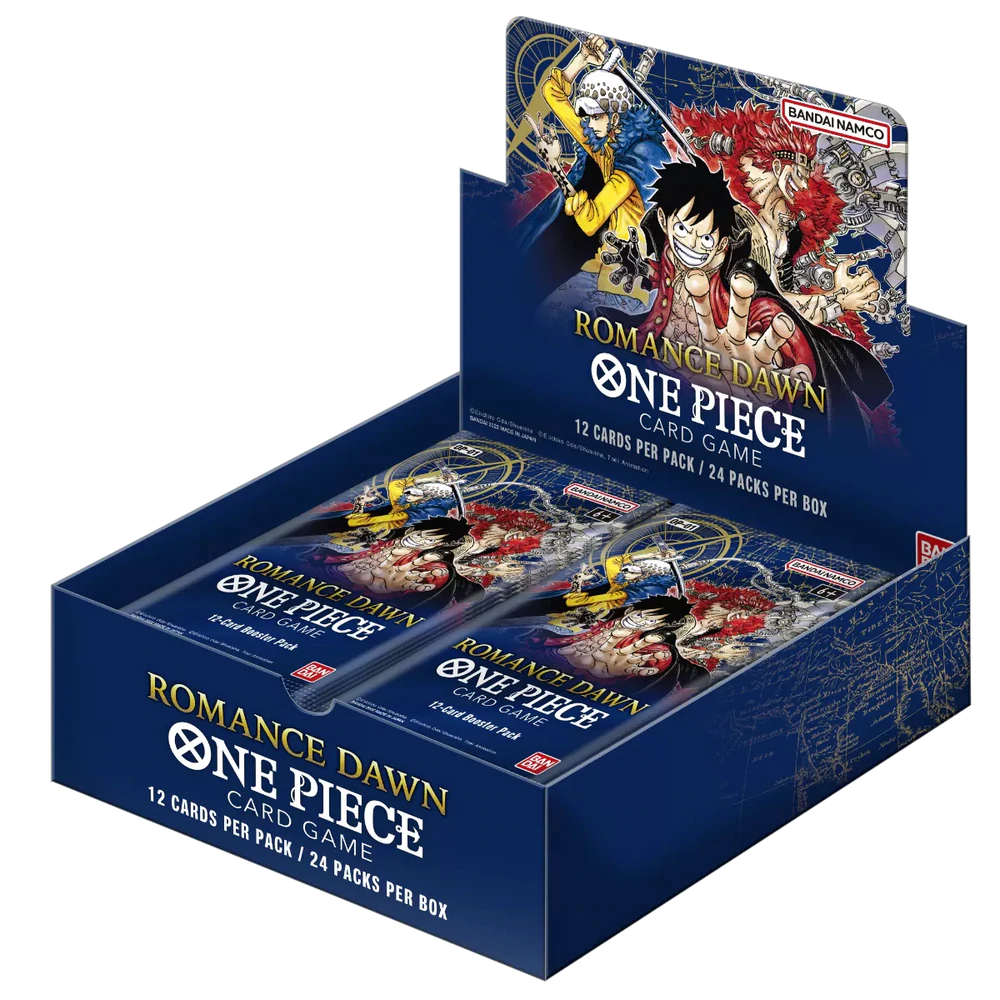 one piece romance dawn japanese booster box OP1 OP-1 - (Wave 1 this booster pack is 1st Edition Base Set DECK TYPES:AMBER &RUBY Enel