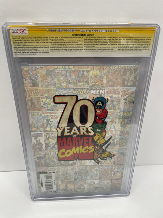 The Marvel Project #1 CGC 9.8 (Sketch Cover) signed and sketch by Greg Kirkpatrick & signed by Bob Layton