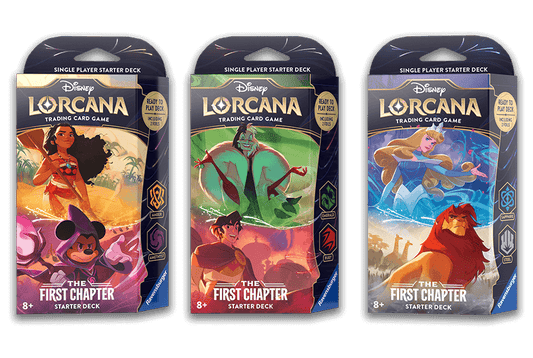 DISNEY LORCANA: THE FIRST CHAPTER - STARTER DECKS - Bundle of 3