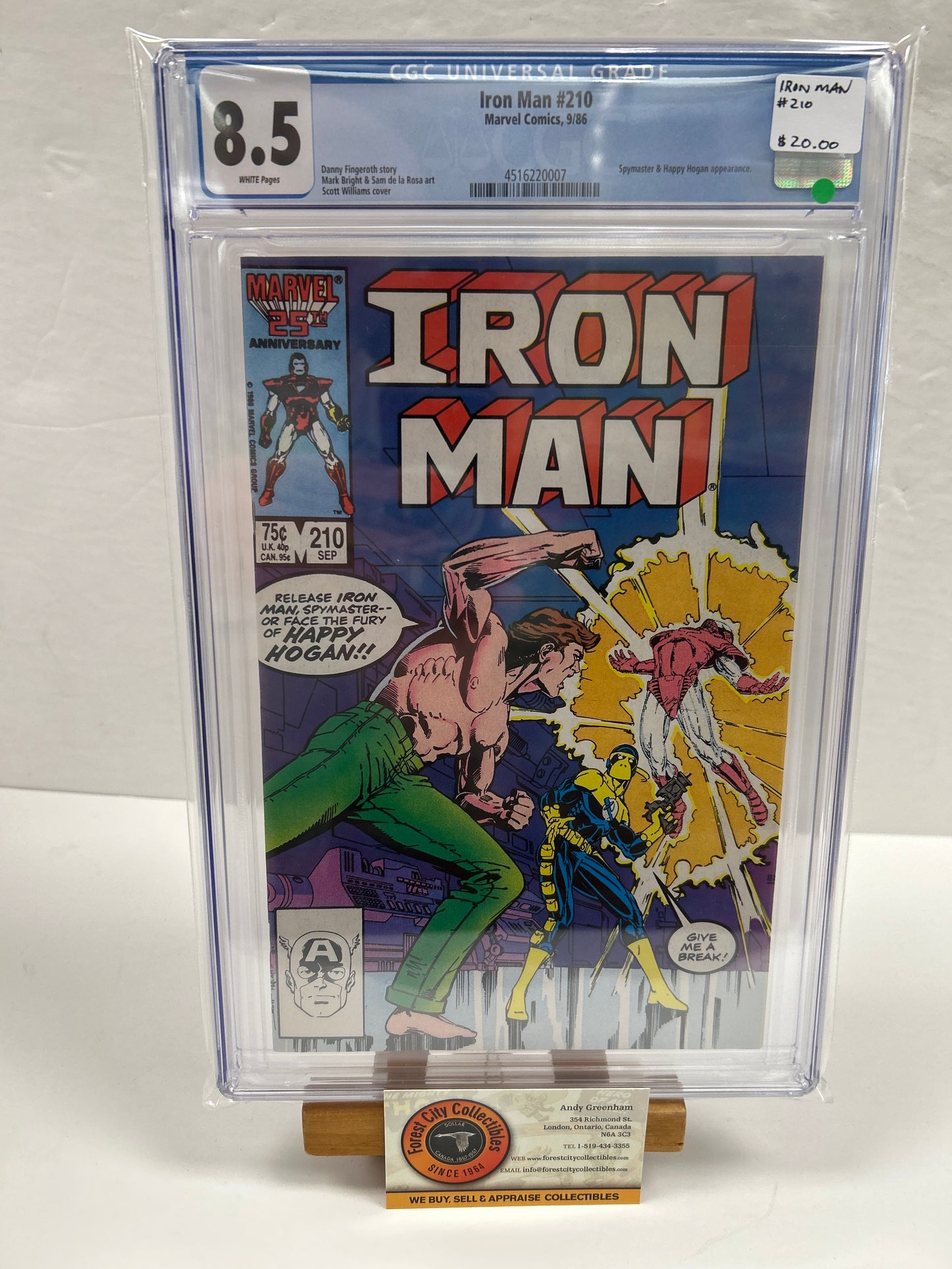 Iron Man #210 {CGC 8.5}