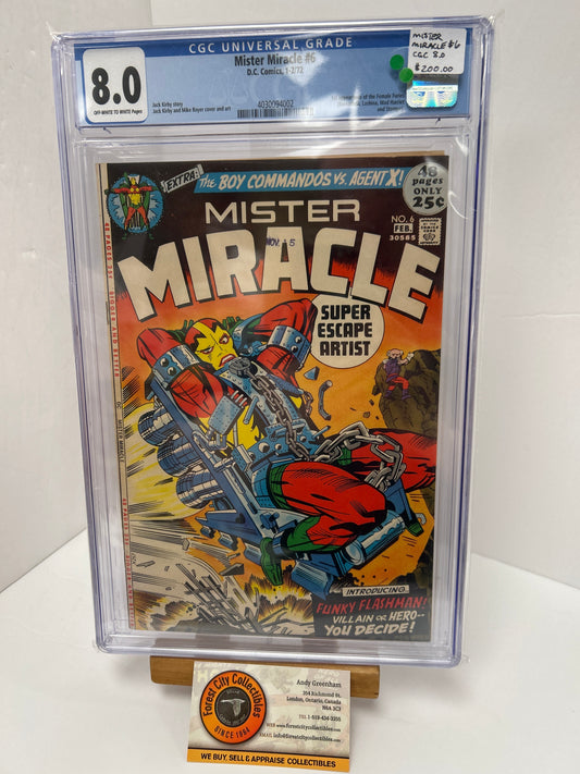 Mister Miracle #6 (Off-White to White Pages) {CGC 8.0}