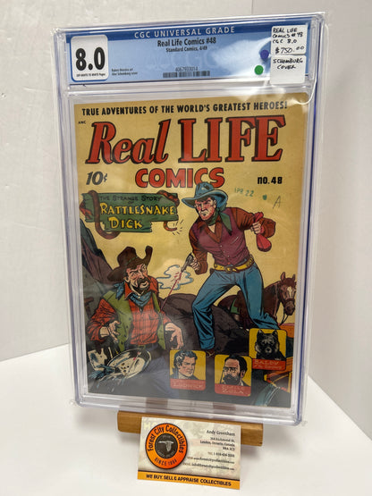 Real Life Comics #48 (Off-White to White Pages) {CGC 8.0}