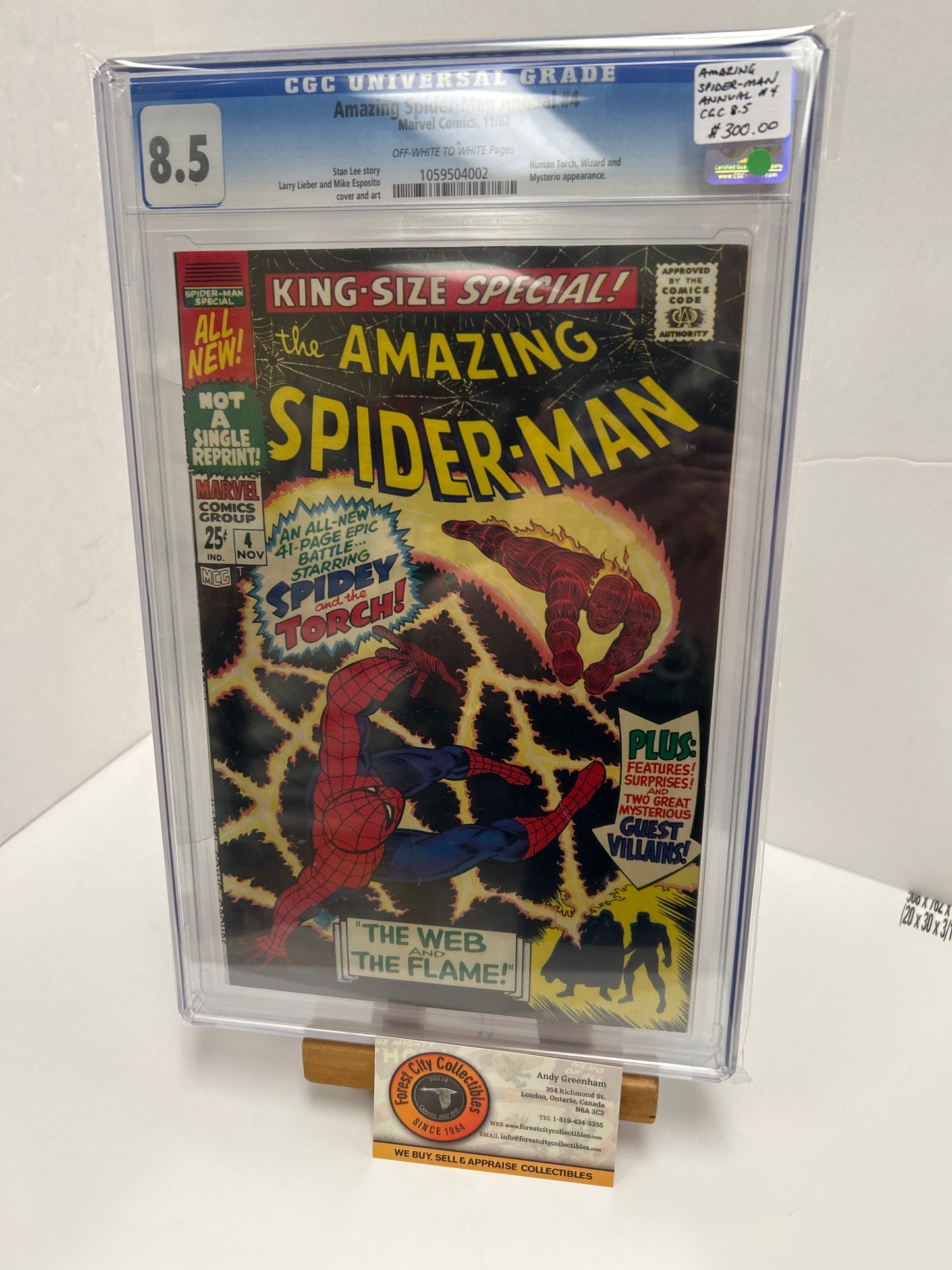 Amazing Spider-Man Annual #4 (White Pages) {CGC 8.5}