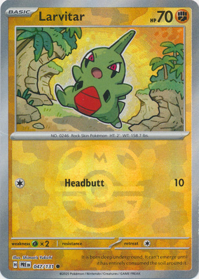 Larvitar (Master Ball Pattern) - 047/131 - Common
