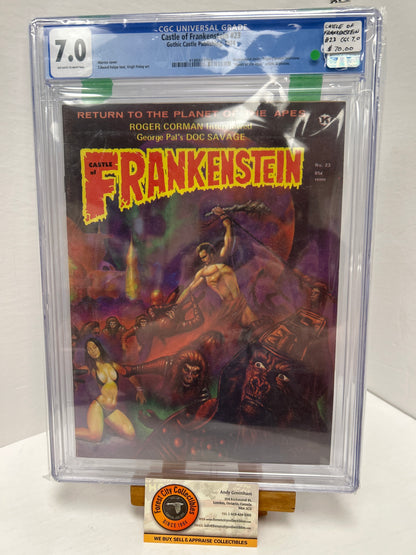 Castle of Frankenstein #23 (OFF-White to White Pages) {CGC 7.0}