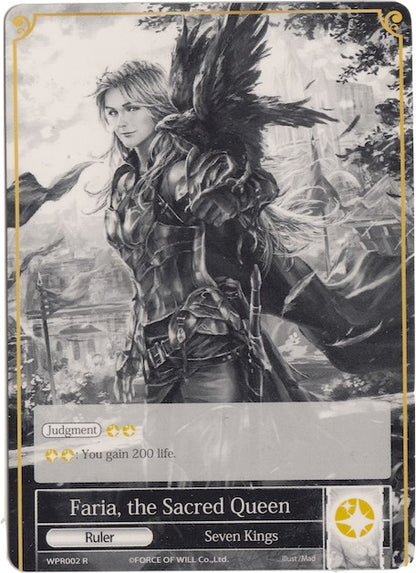 Faria, the Sacred Queen // Faria, the Ruler of God Sword (WPR002) [Promo Cards]