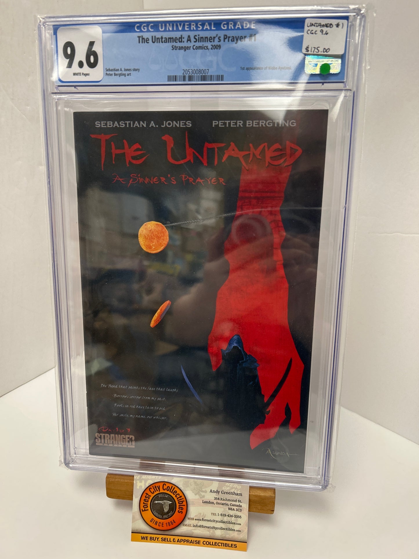 The Untamed: A Sinner's prayer #1 (White Pages) {CGC 9.6}