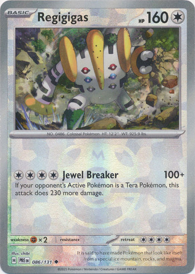 Regigigas (Master Ball Pattern) - 086/131 - Uncommon