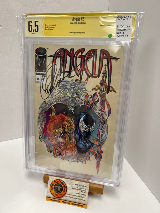 Angela #2 (White Pages) {CBCS 6.5} Signed by Greg Capullo