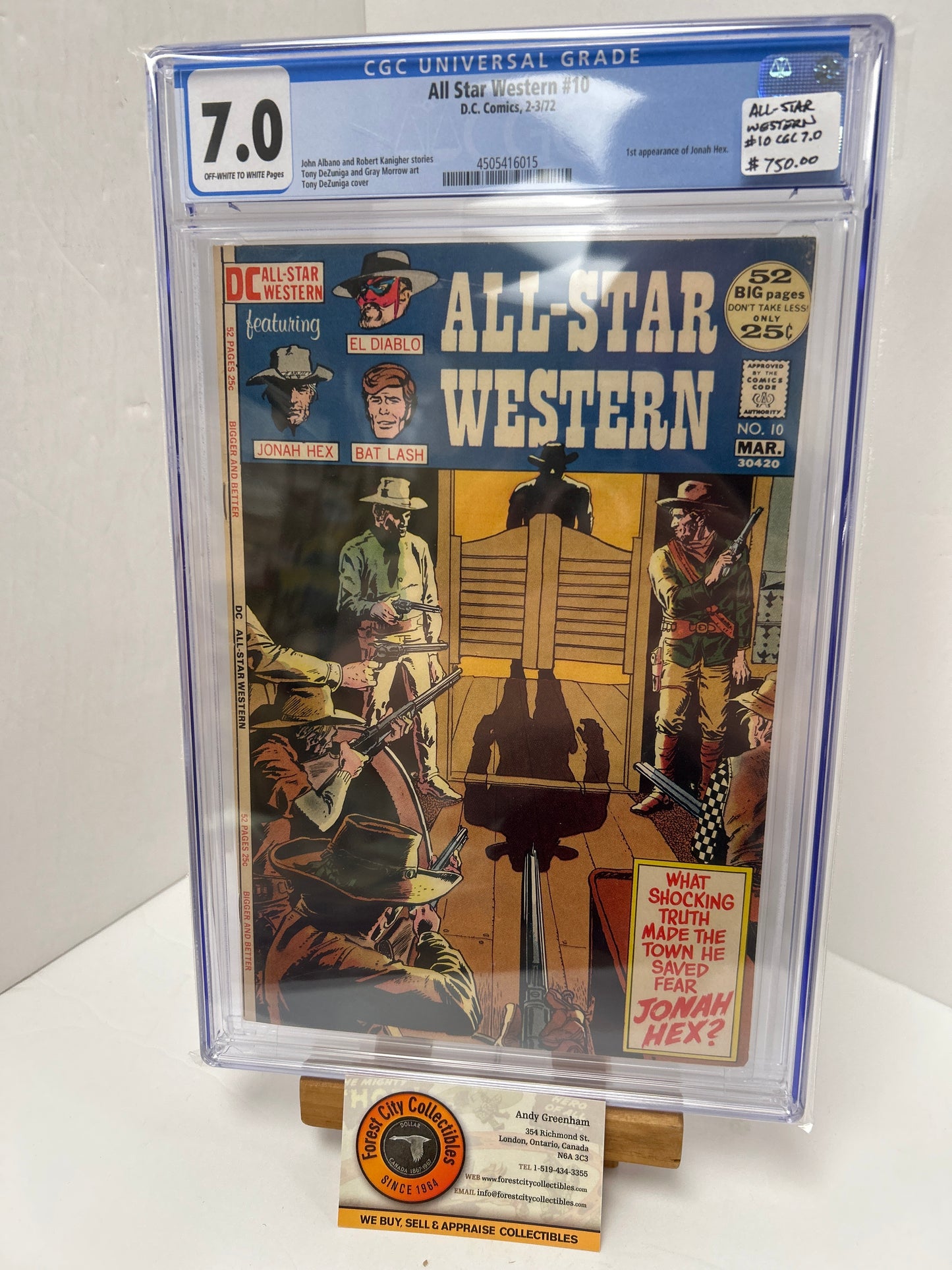 All Star Western #10 (Off-White to White Pages) {CGC 7.0}