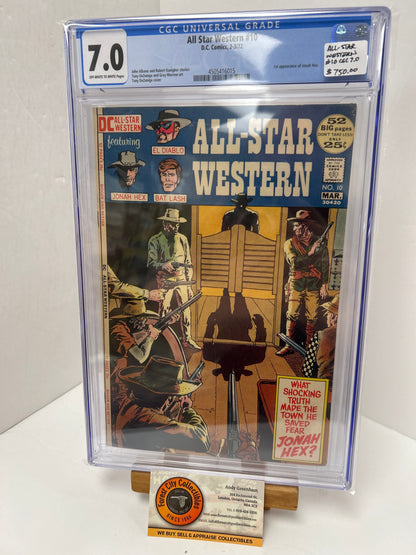 All Star Western #10 (Off-White to White Pages) {CGC 7.0}