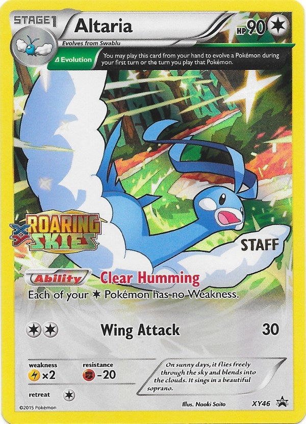 Image for Altaria - XY46 (Prerelease) [Staff] (XY46) (PR) - Pokemon