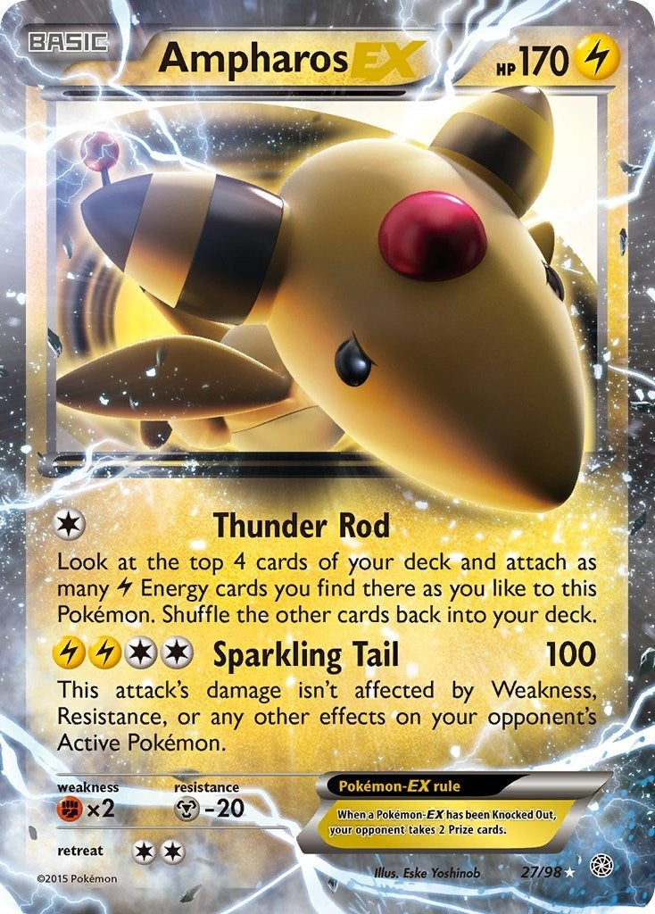 Image for Ampharos EX (27/98) (AOR) - Pokemon