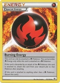 Image for Burning Energy (151/162) (BKT) - Pokemon