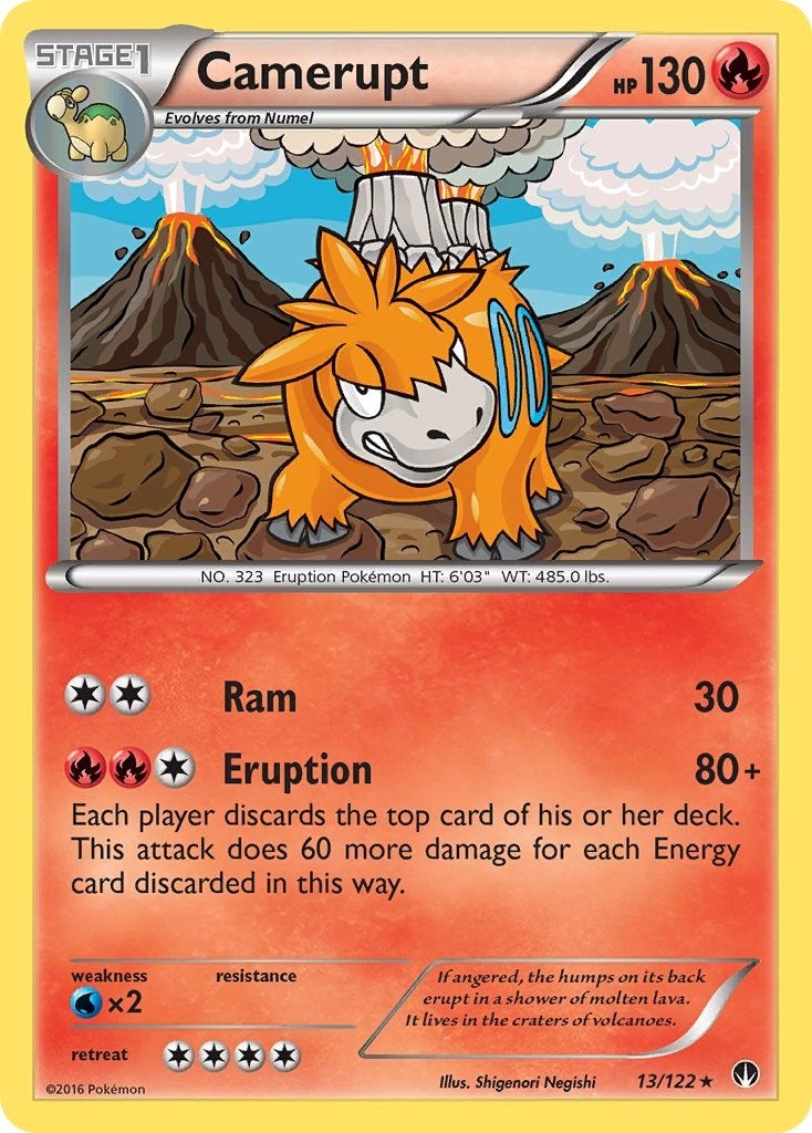 Image for Camerupt (13/122) (BKP) - Pokemon