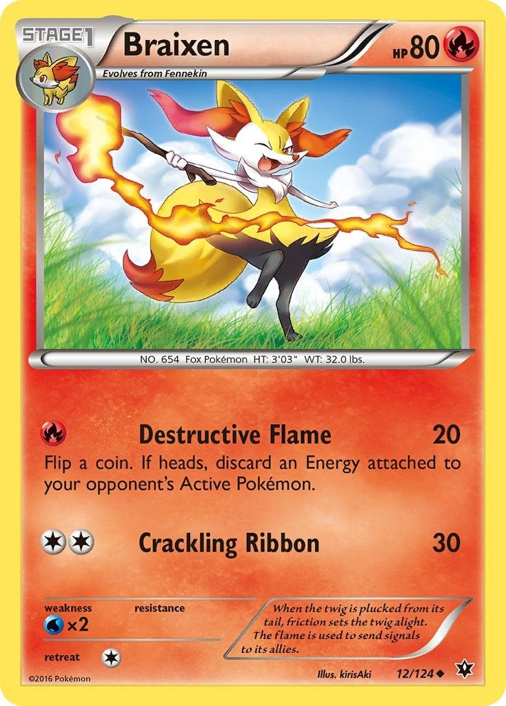 Image for Braixen (12/124) (FCO) - Pokemon