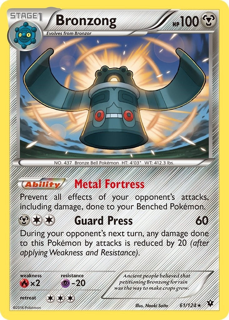 Image for Bronzong (61/124) (FCO) - Pokemon