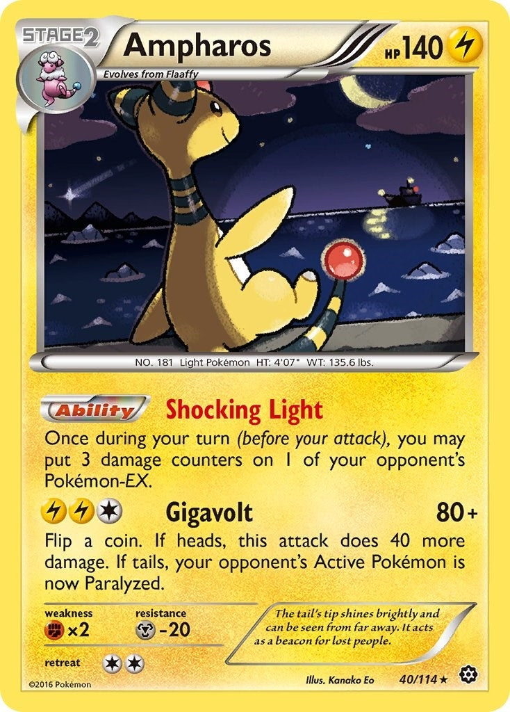 Image for Ampharos (40/114) (STS) - Pokemon