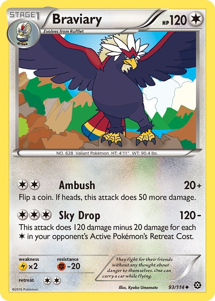 Image for Braviary (93/114) (STS) - Pokemon