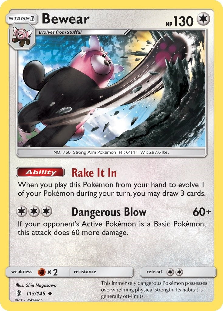 Image for Bewear (113/145) (SM02) - Pokemon