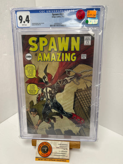 Spawn #221 (White Pages) {CGC 9.4}
