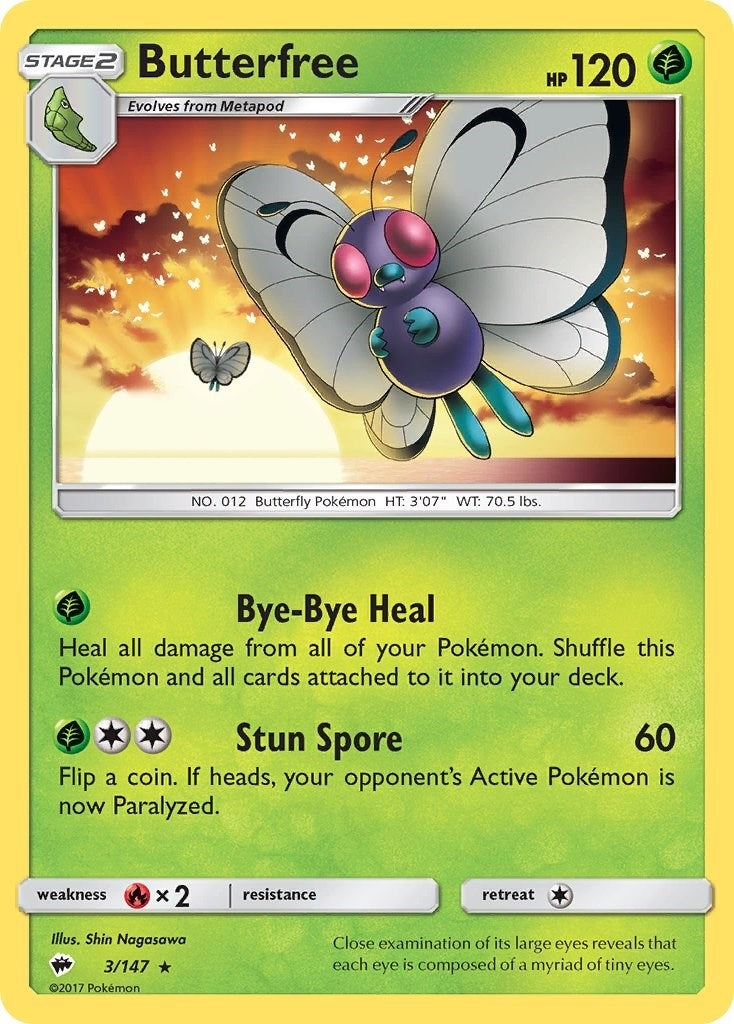 Image for Butterfree (3/147) (SM03) - Pokemon