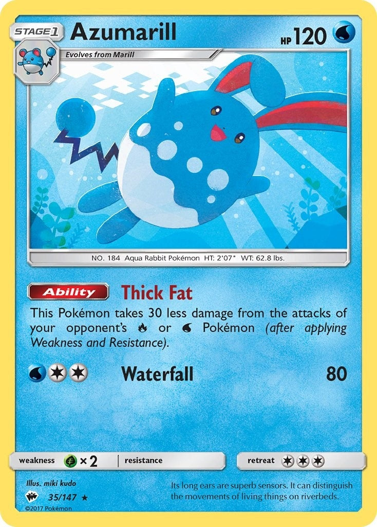 Image for Azumarill (35/147) (SM03) - Pokemon