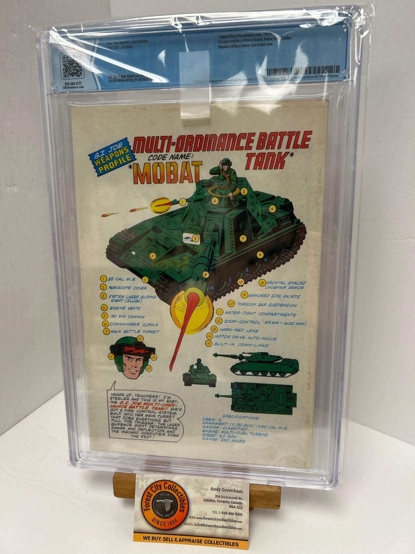 G.I. Joe, A real American Hero #1 (Off-White Pages) {CBCS 6.0}