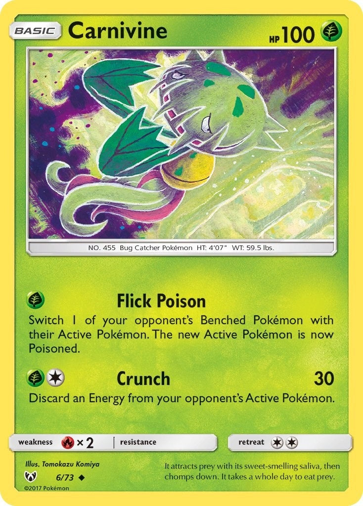 Image for Carnivine (6/73) (SHL) - Pokemon
