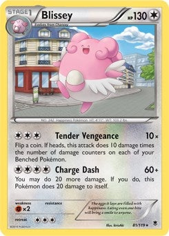 Image for Blissey - 81/119 (Cosmos Holo) (081/119) (MCAP) - Pokemon