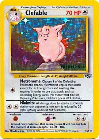 Image for Clefable (Prerelease) (01/64) (PR) - Pokemon