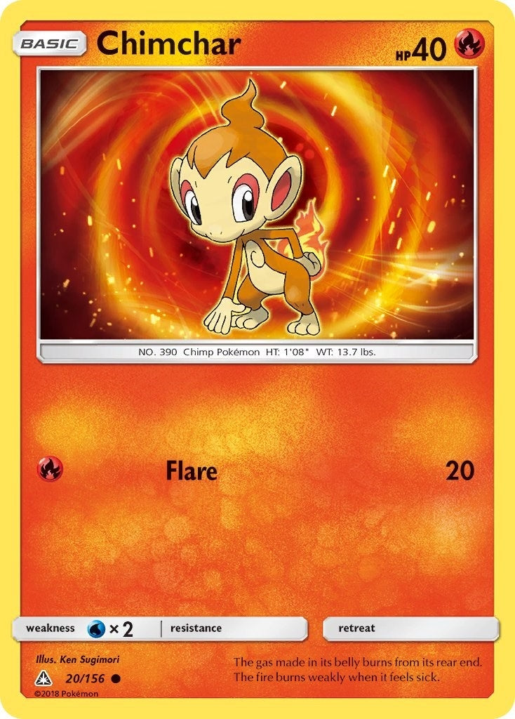 Image for Chimchar (20) (20/156) (SM05) - Pokemon