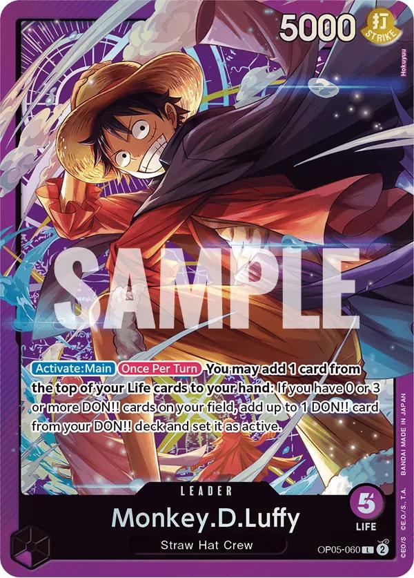 Monkey.D.Luffy (Sound Loader Vol. 1) (OP05-060) (OP-PR)