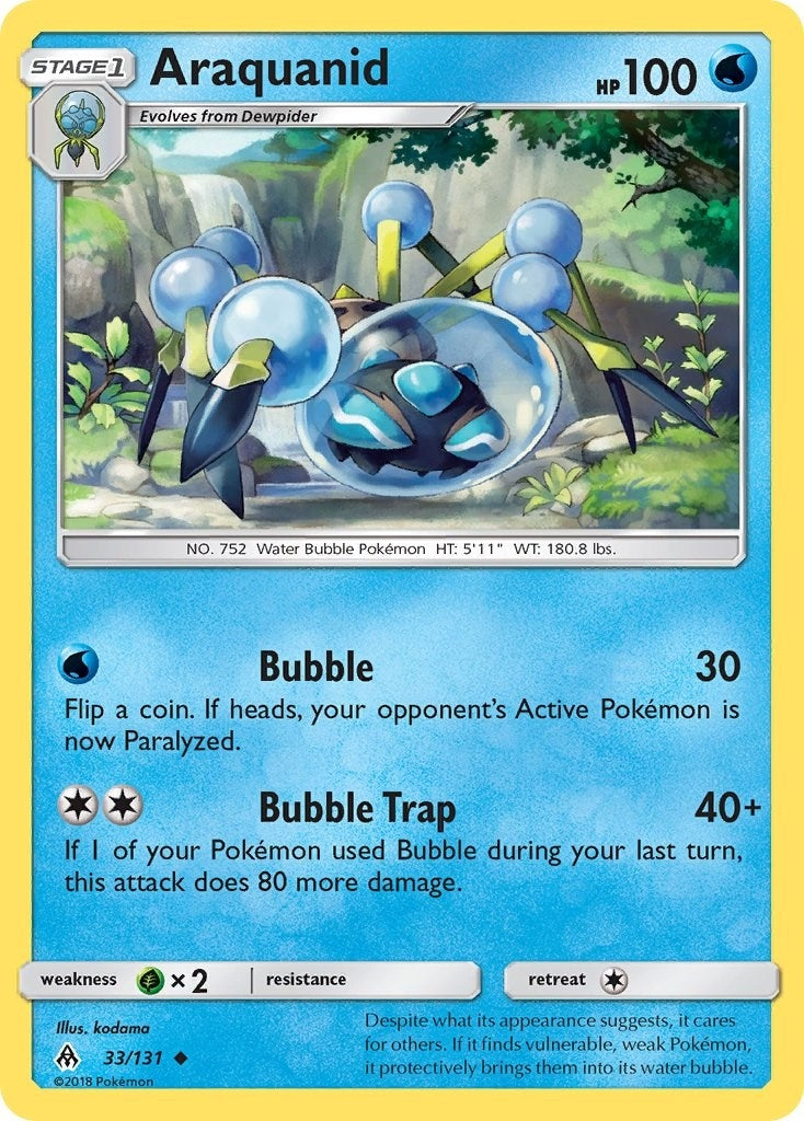 Image for Araquanid (33/131) (SM06) - Pokemon
