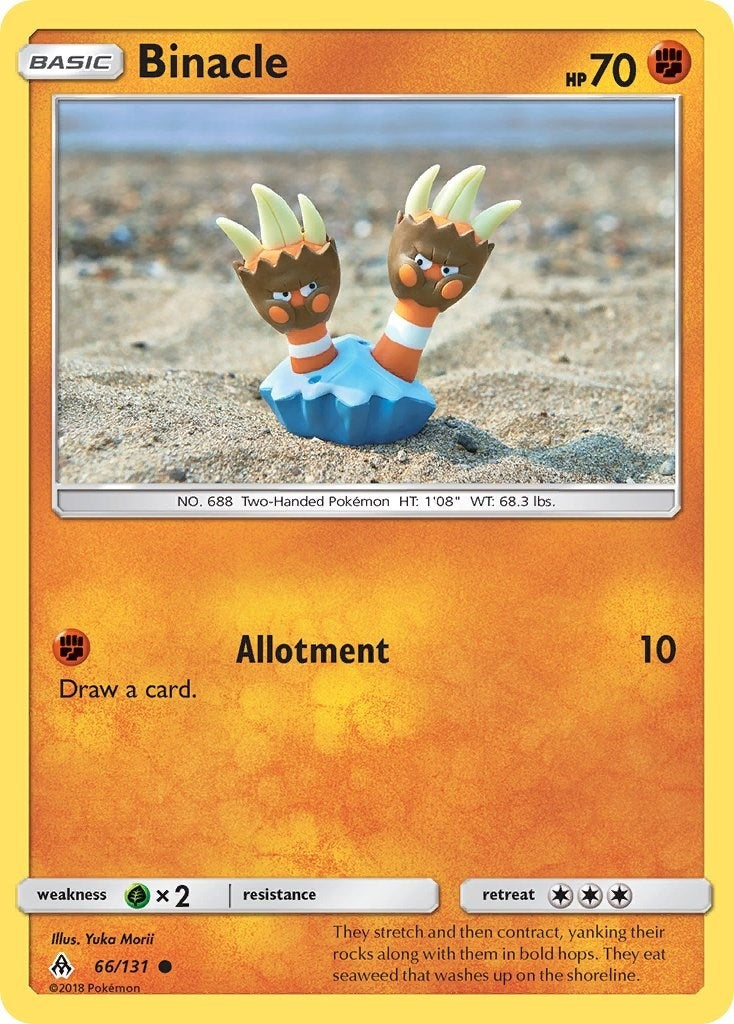 Image for Binacle (66/131) (SM06) - Pokemon