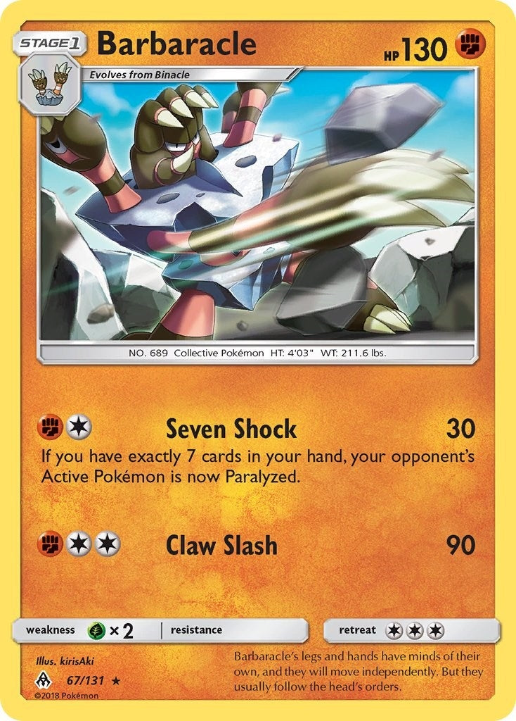Image for Barbaracle (67/131) (SM06) - Pokemon