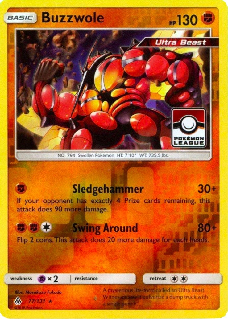 Image for Buzzwole - 77/131 (Pokemon League) (077/131) (PR) - Pokemon
