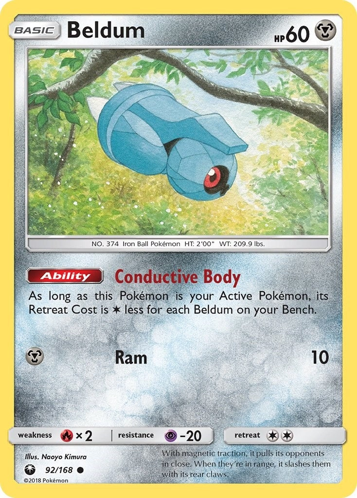 Image for Beldum (92) (92/168) (CES) - Pokemon