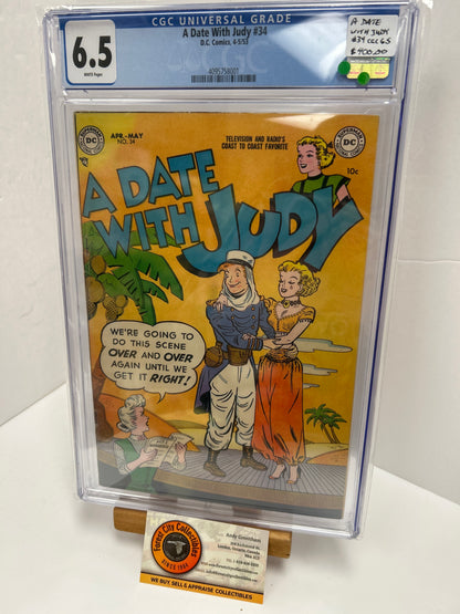 A Date With Judy #34 (White) {CBCS 6.5}