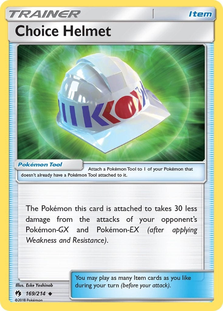 Image for Choice Helmet (169/214) (SM8) - Pokemon