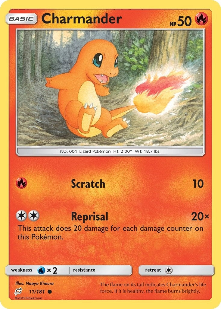 Image for Charmander (11) (11/181) (SM9) - Pokemon