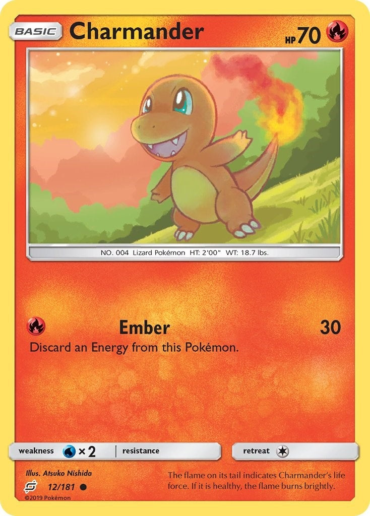 Image for Charmander (12) (12/181) (SM9) - Pokemon