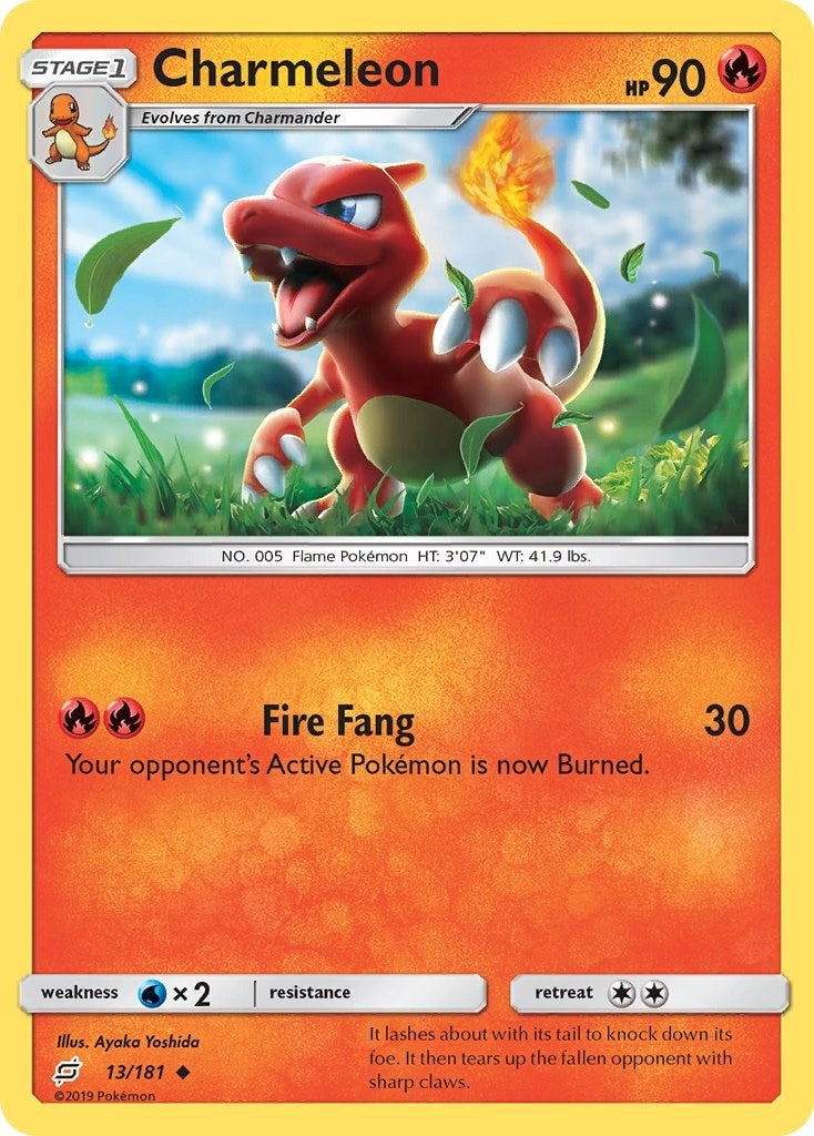 Image for Charmeleon (13/181) (SM9) - Pokemon